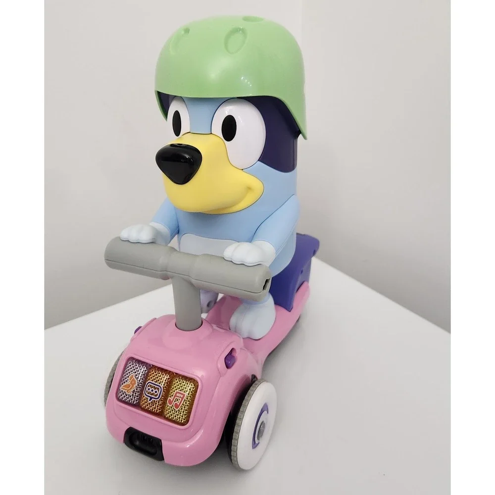 VTech Bluey 3-in-1 Interactive Scooter Toy Lights Sounds‎ Smart Sensors